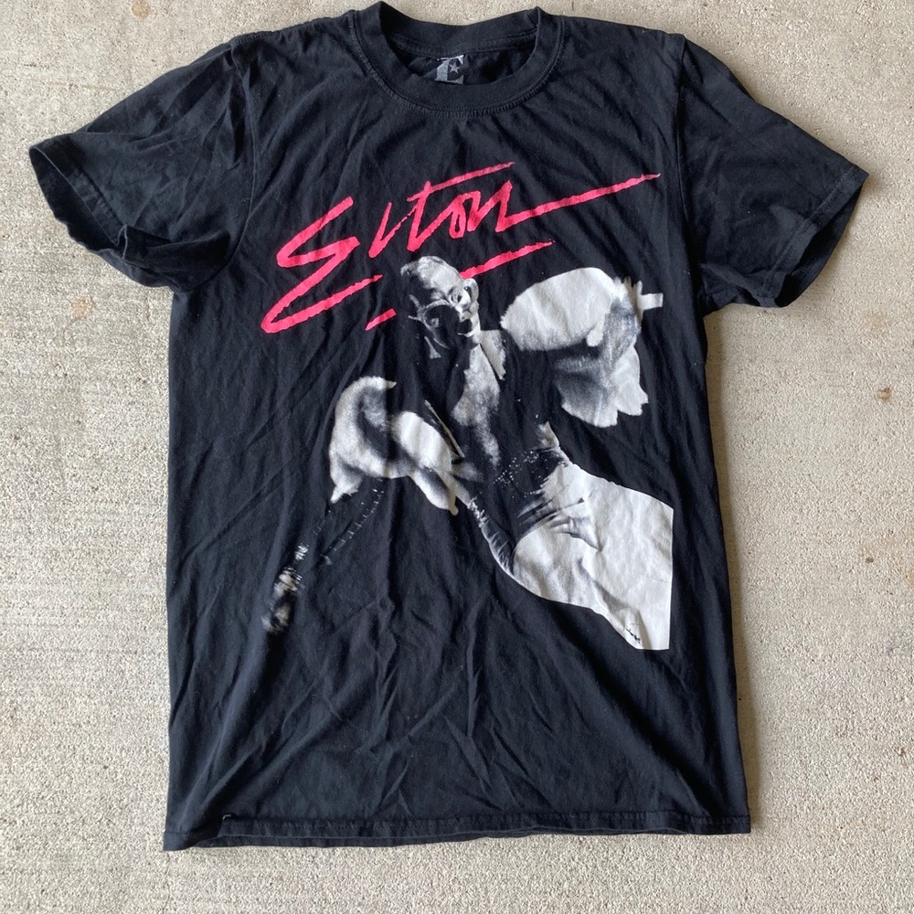 Up-Cycled Elton John Tour T-Shirt